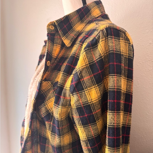 Checkered Teddy Button Up - Picture 4 of 9